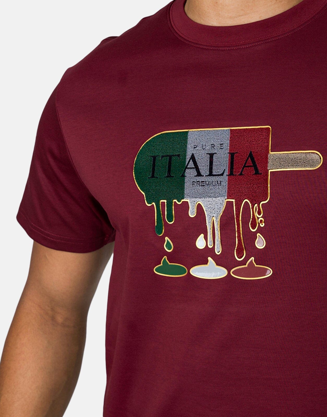 Pure Premium Ferreti Burgandy T-Shirt - Subwear