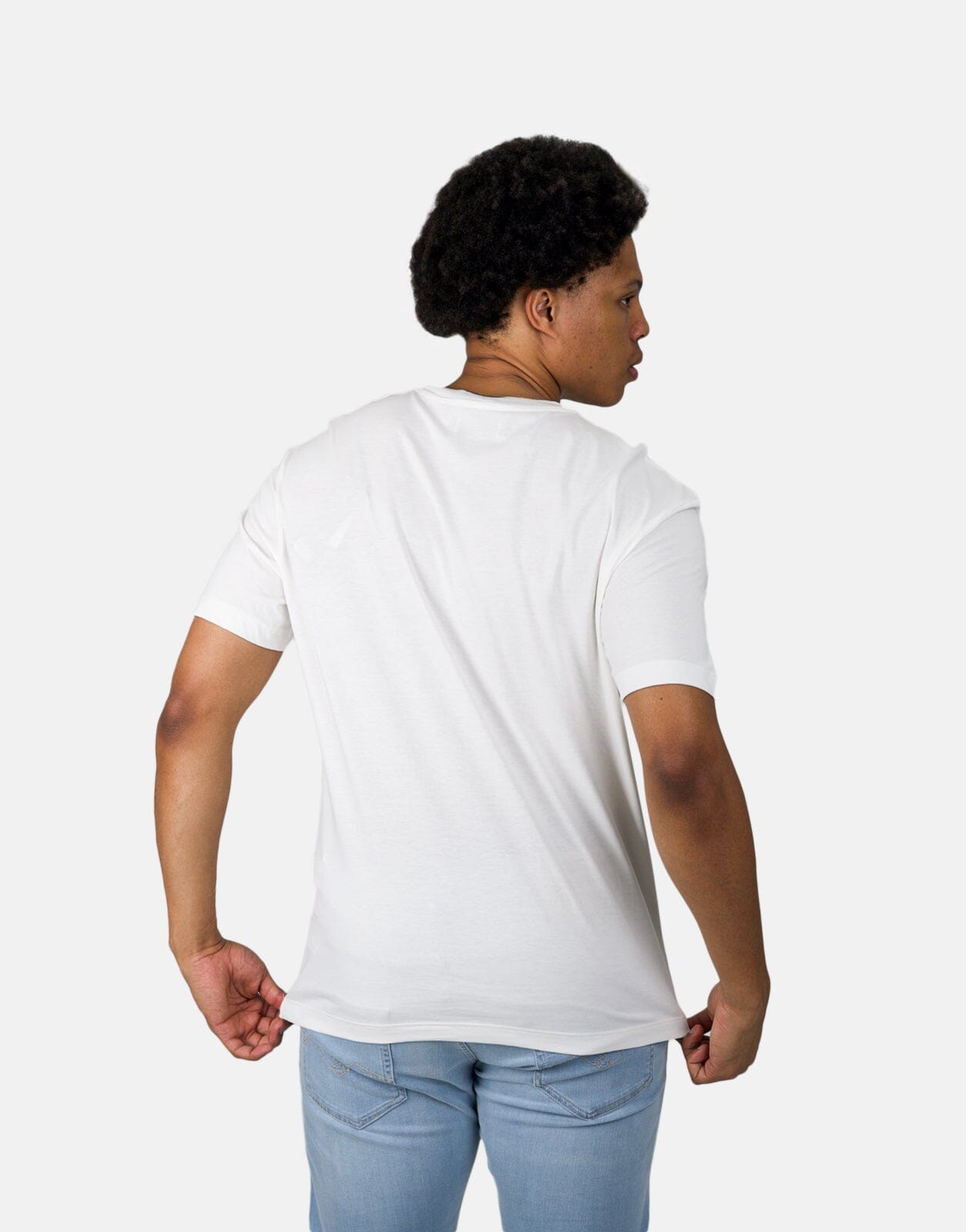 Replay Center Logo Print White T-Shirt - Subwear