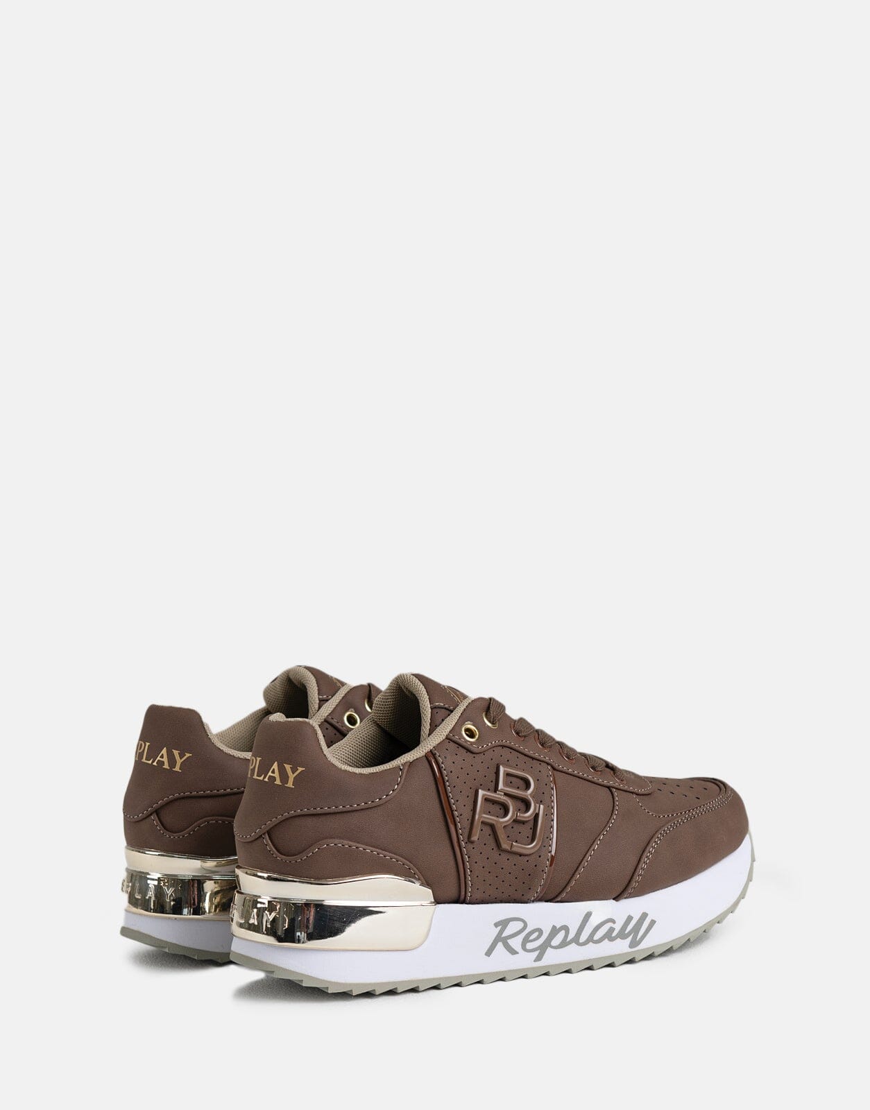 Replay Penny Bloc Brown Sneakers - Subwear