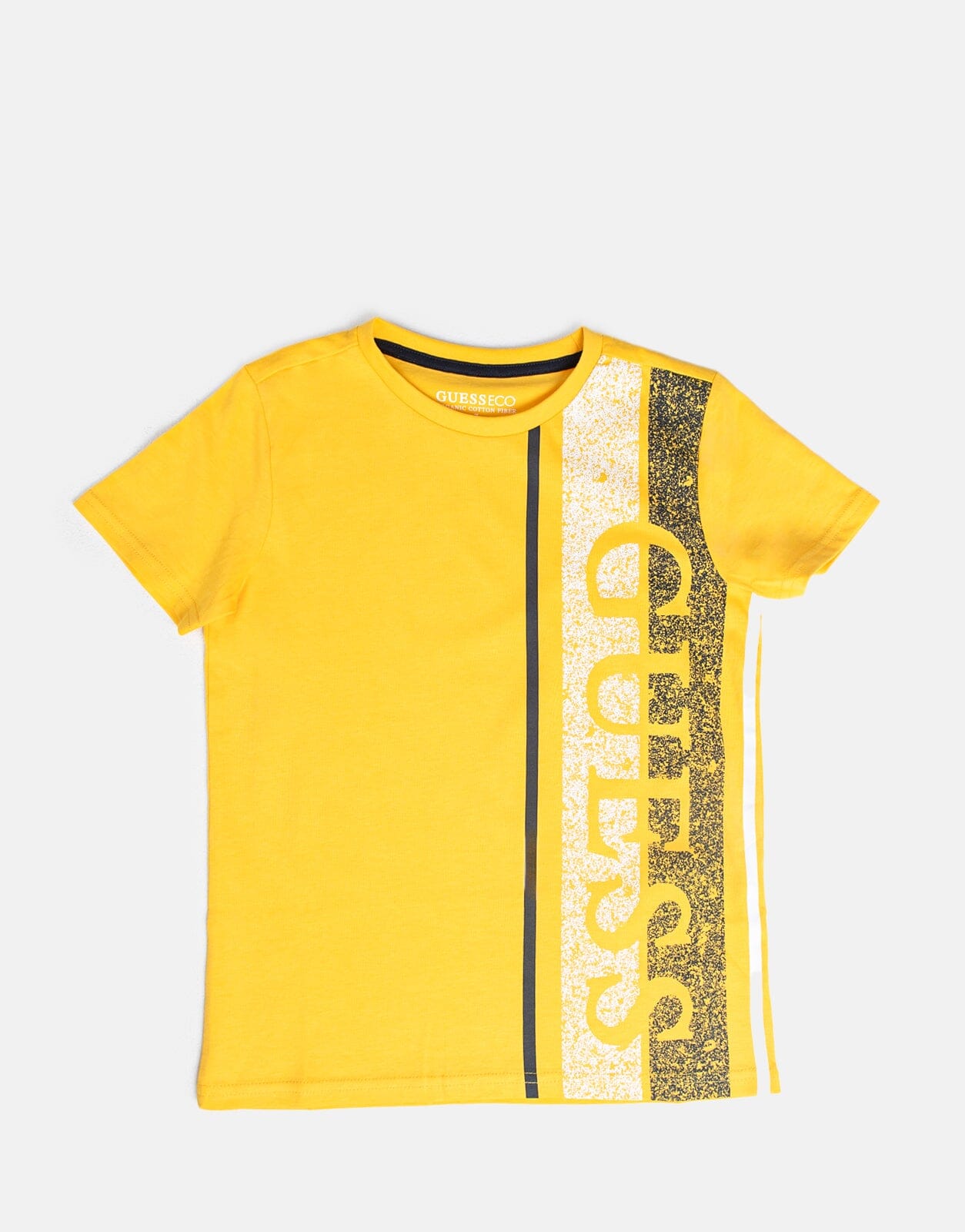 Yellow and white guess shirt cheap