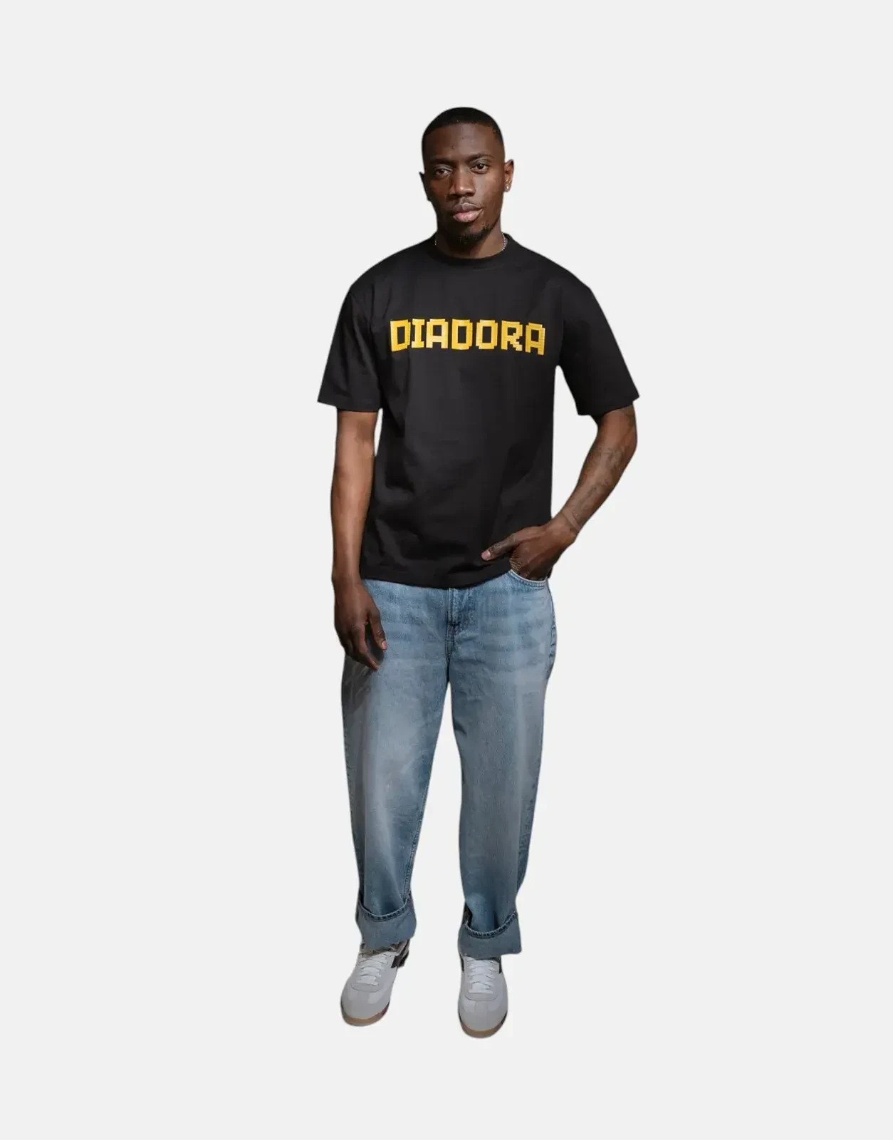 Diadora Black Urban T-Shirt - Subwear