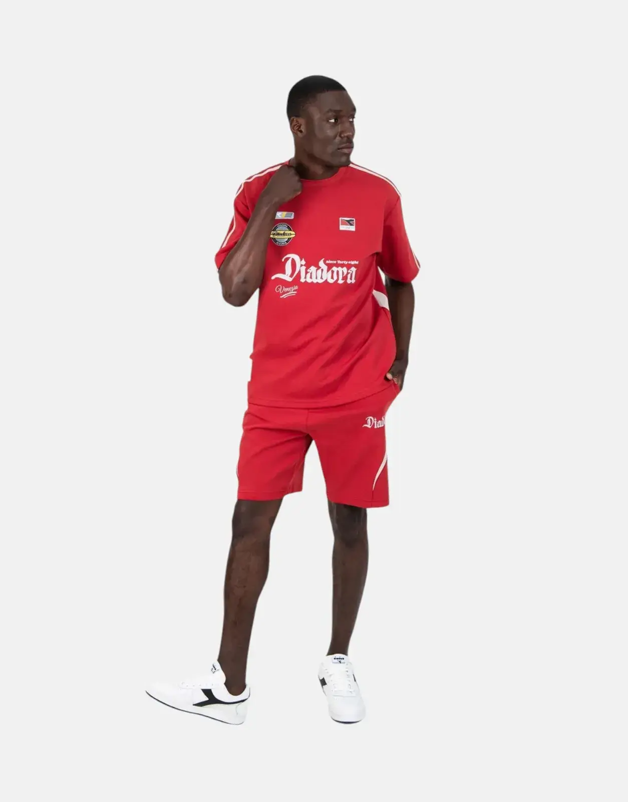 Diadora Elden Brick Red Shorts - Subwear