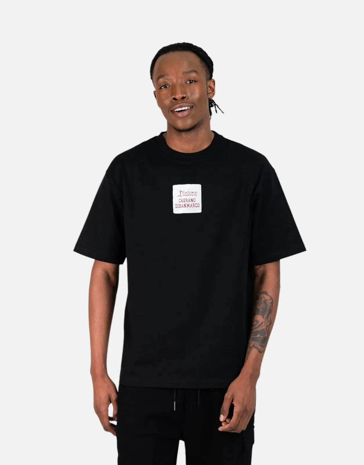 Diadora Emeric Black T-Shirt - Subwear