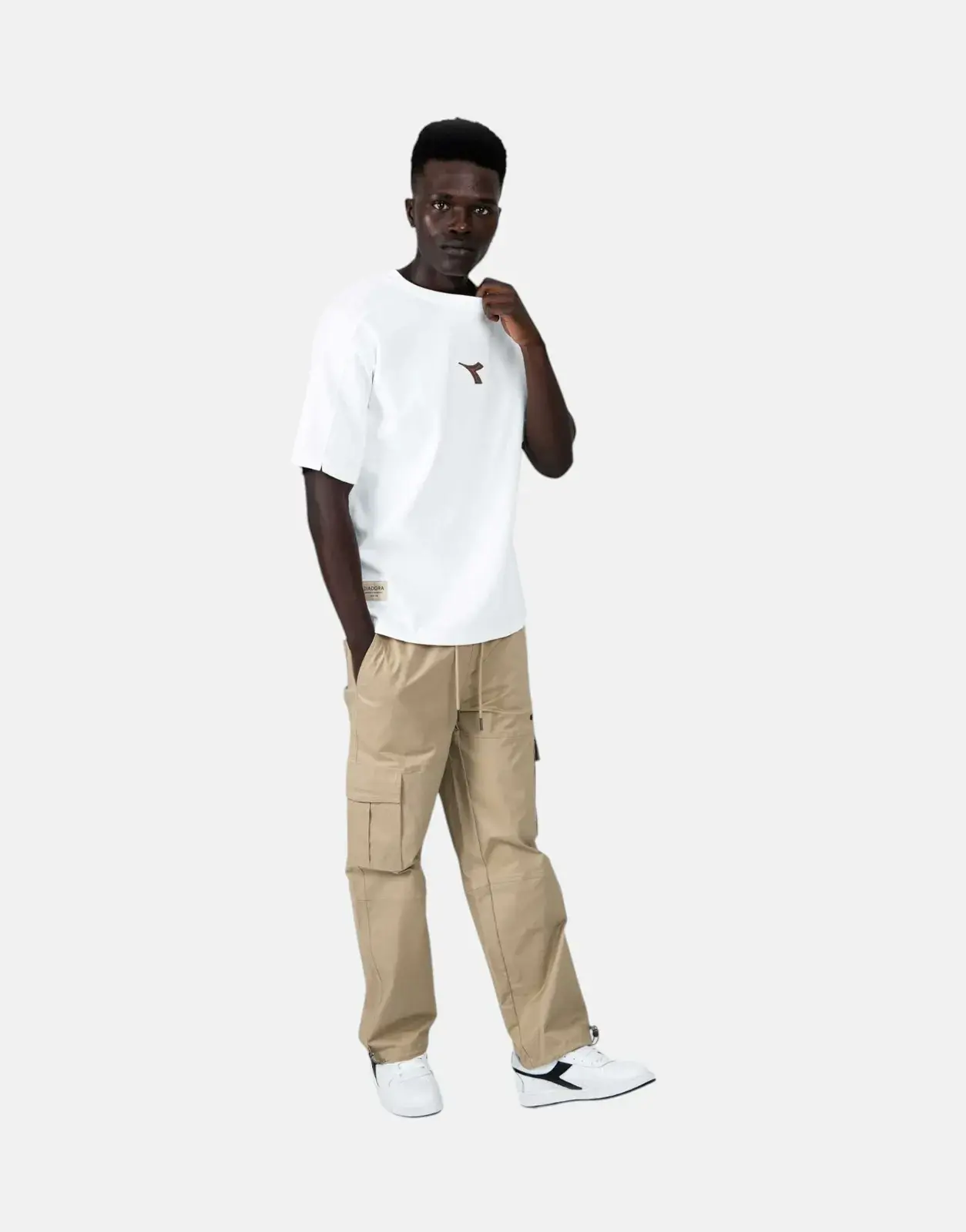Diadora Flake White Shirt - Subwear