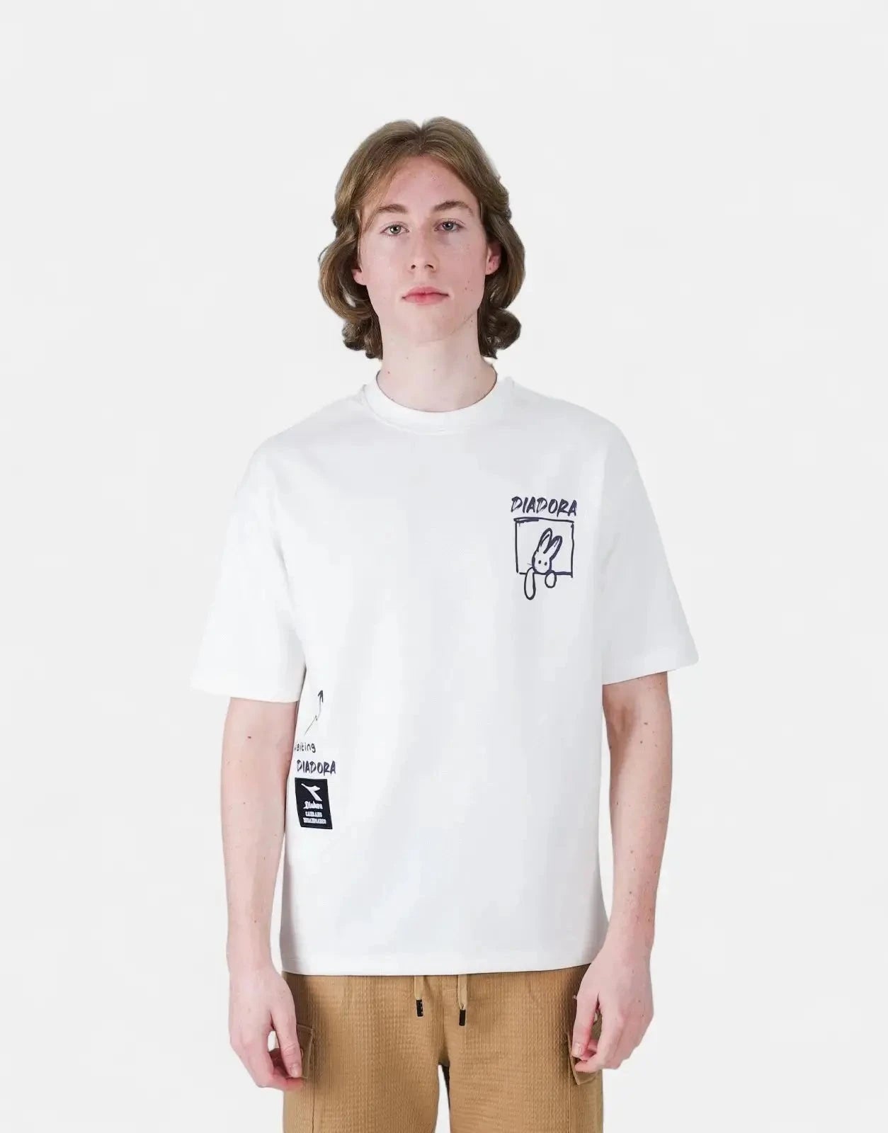 Diadora Kael White T-Shirt - Subwear