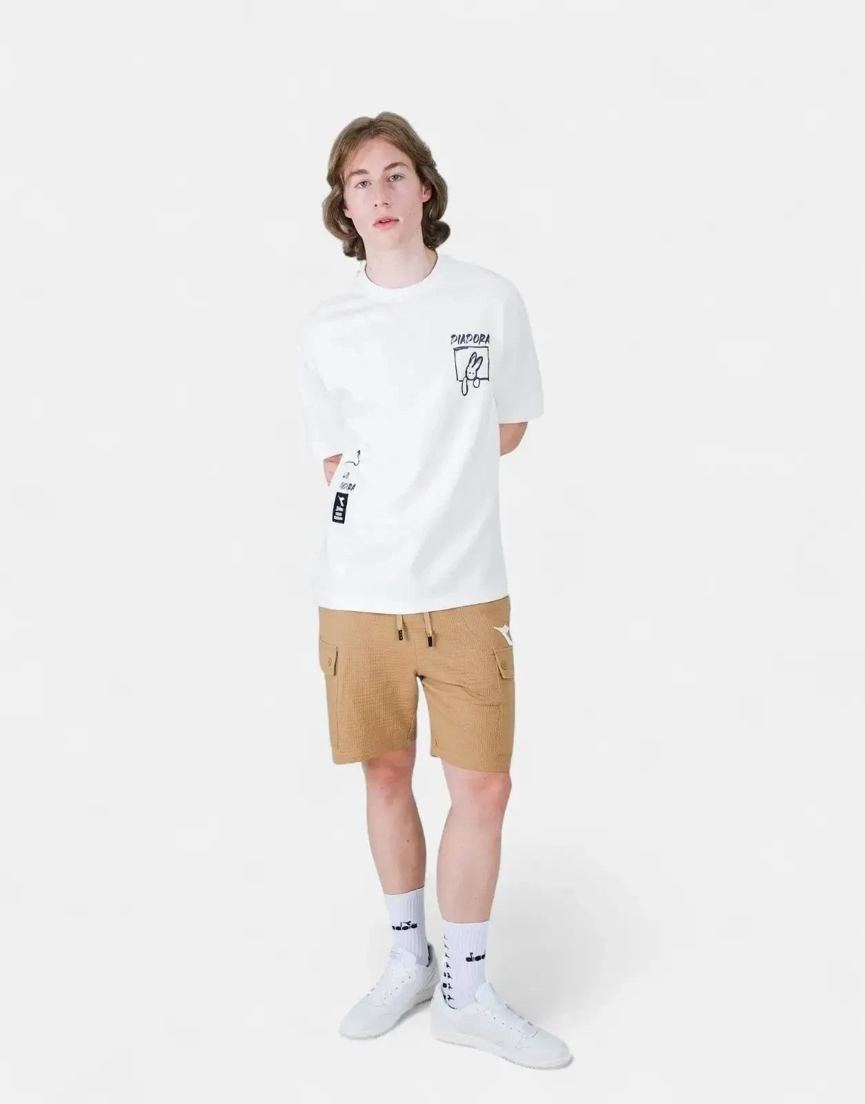 Diadora Kael White T-Shirt - Subwear