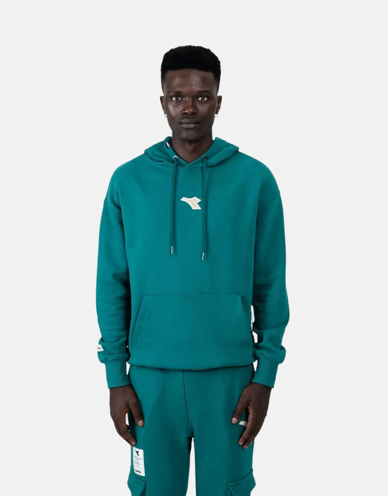 Diadora Mirage Hooded Green Sweatshirt - Subwear