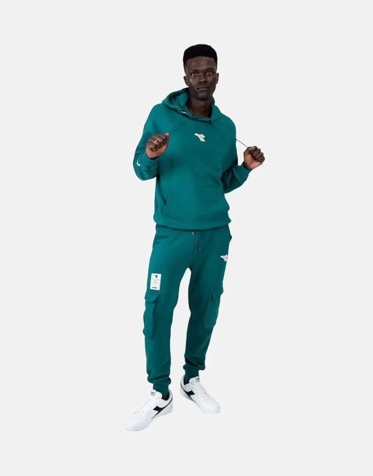 Diadora Mirage Hooded Green Sweatshirt - Subwear