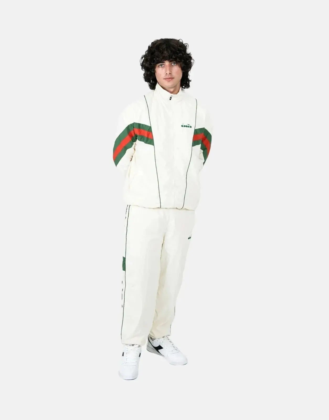 Diadora Pulse White Sweatpants - Subwear