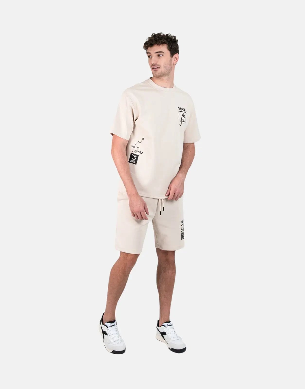 Diadora Titan Off White Shorts - Subwear