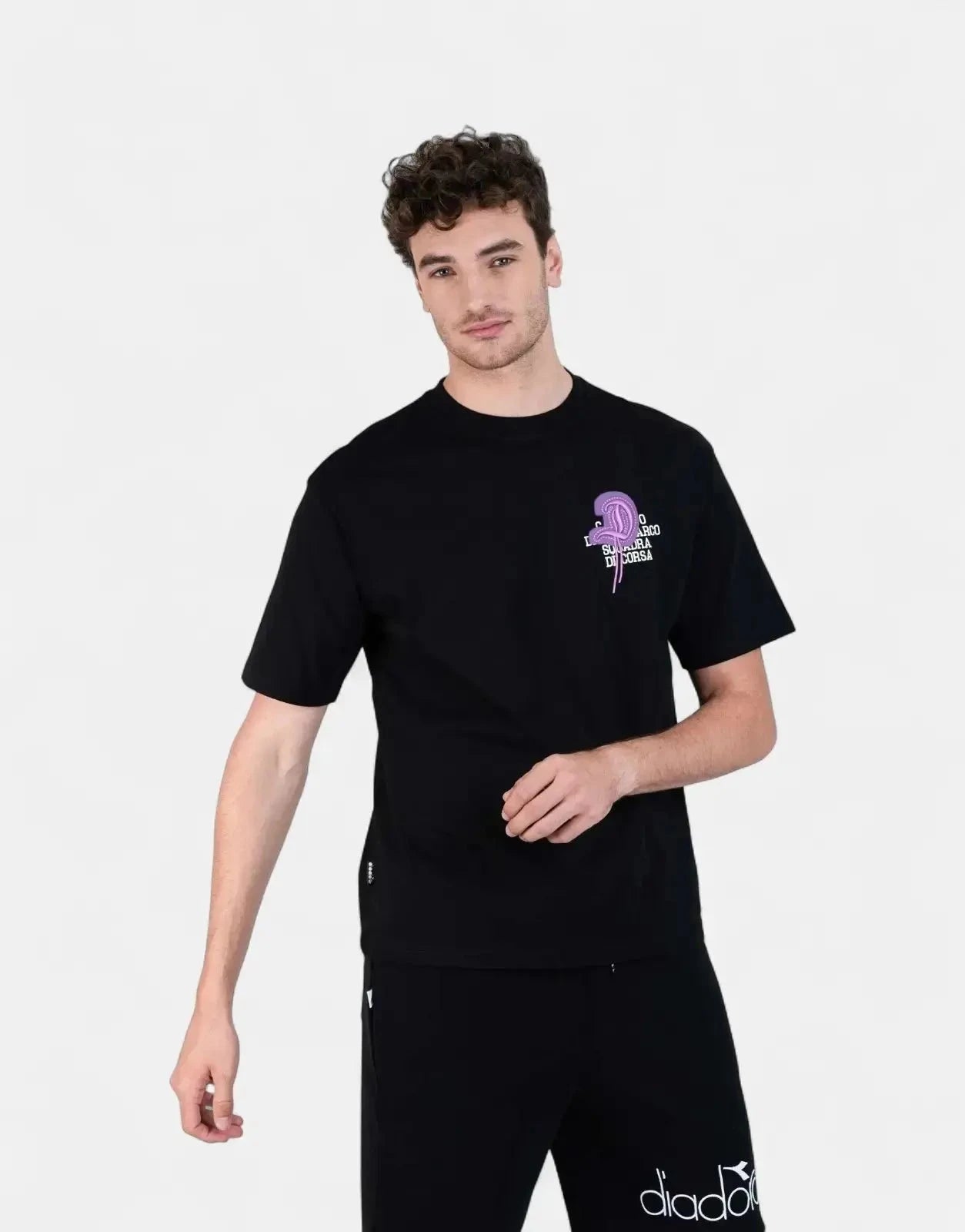 Diadora Vado Black T-Shirt - Subwear