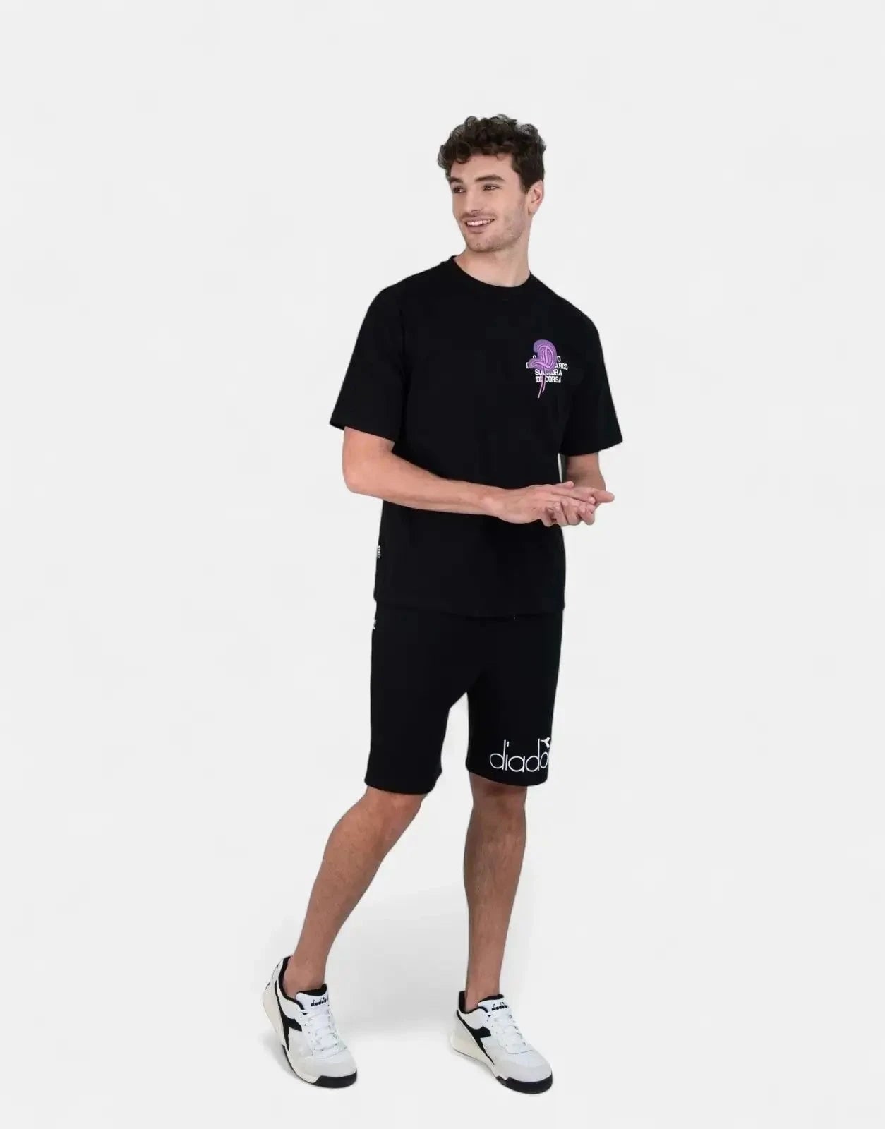 Diadora Vado Black T-Shirt - Subwear