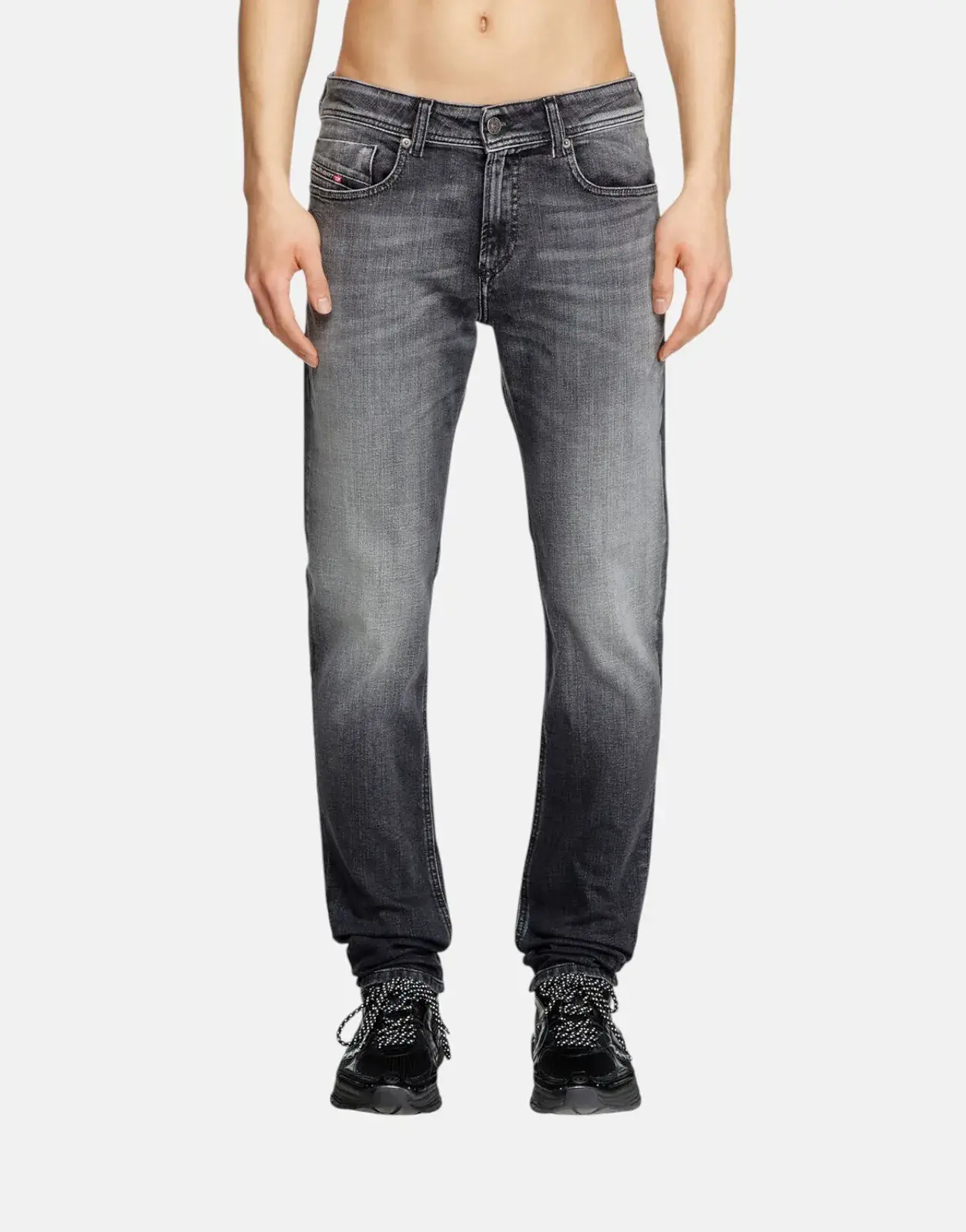 Diesel 1979 Sleenker Grey Wash Jeans - Subwear
