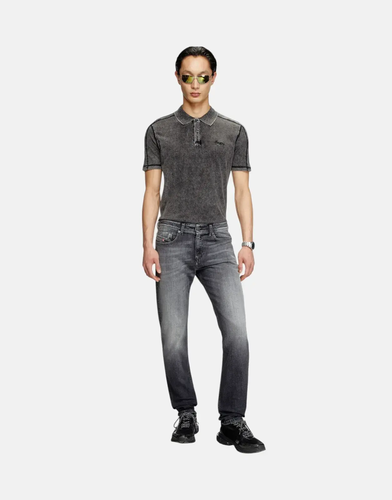 Diesel 1979 Sleenker Grey Wash Jeans - Subwear
