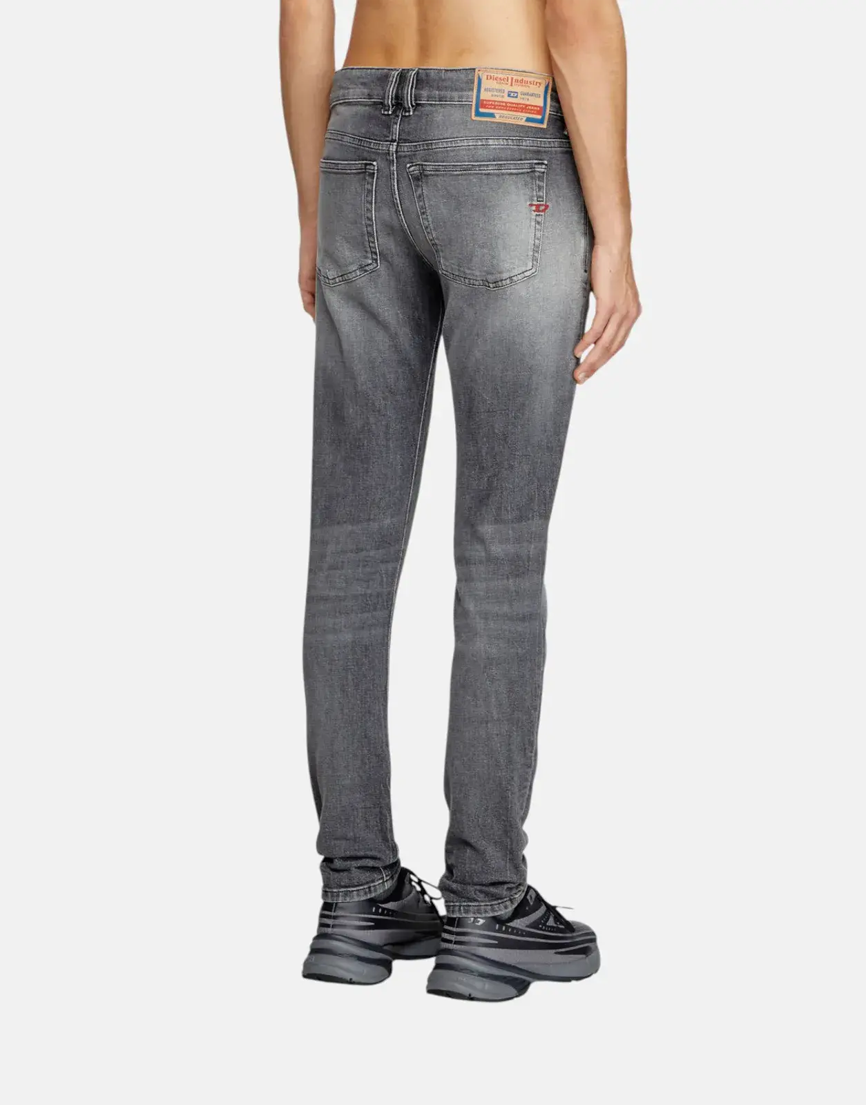Diesel 1979 Sleenker Grey Wash Skinny Jeans - Subwear