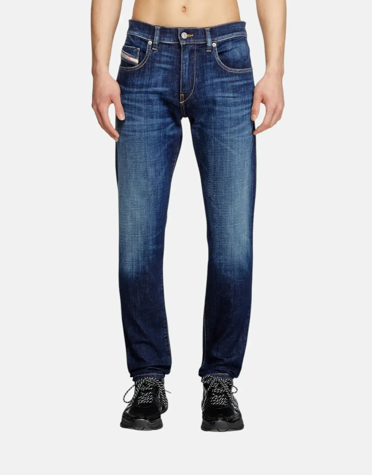 Diesel 2019 D-Strukt Dark Blue Slim Jeans - Subwear