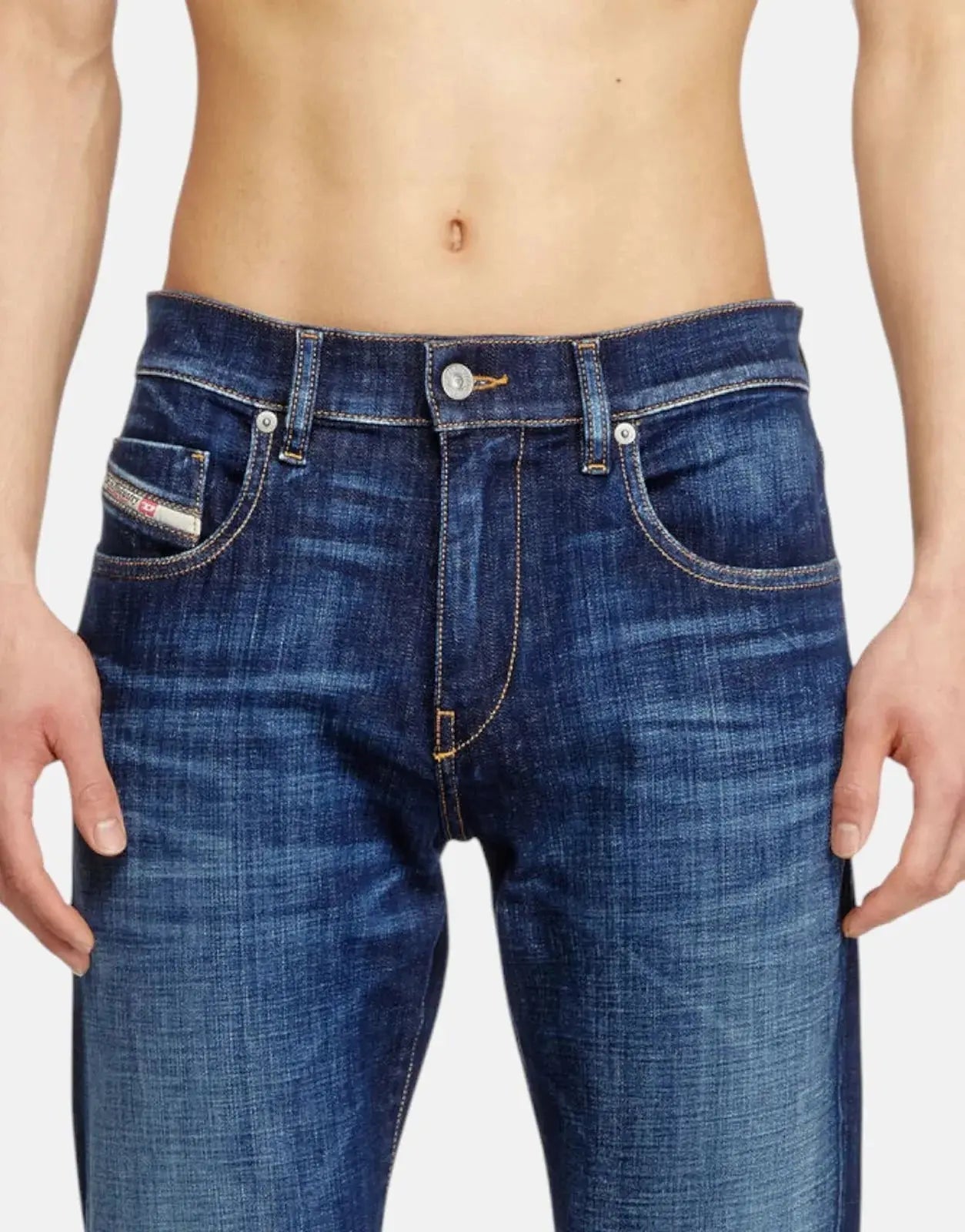 Diesel 2019 D-Strukt Dark Blue Slim Jeans - Subwear