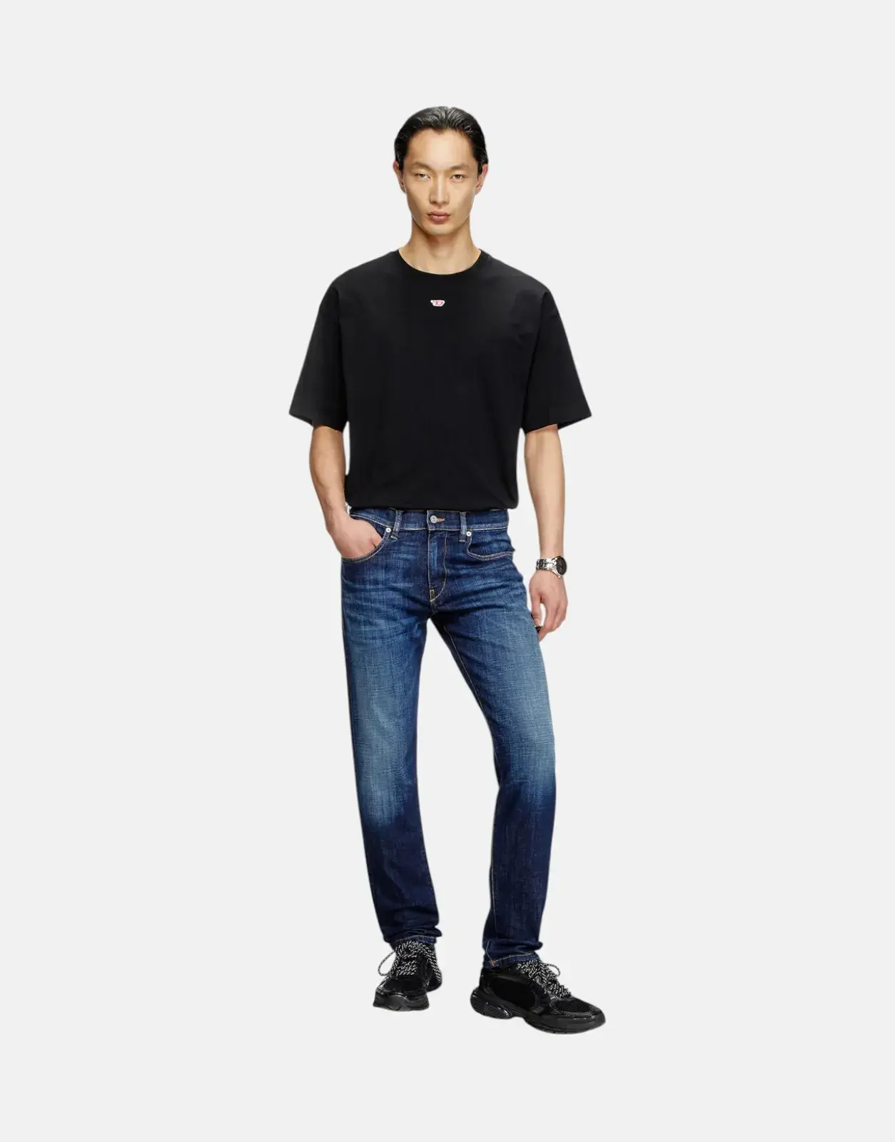 Diesel 2019 D-Strukt Dark Blue Slim Jeans - Subwear