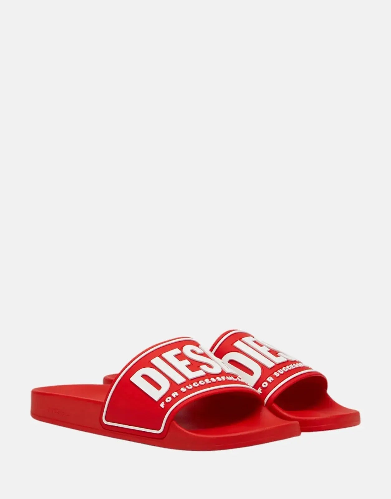 Diesel SA-Mayemi Red White Slides - Subwear