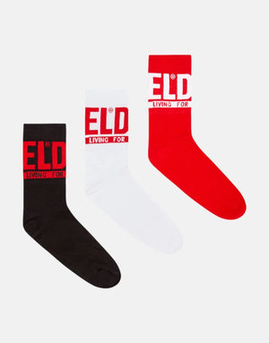 Diesel SKM-RAY 3 Pack Socks E4273 - Subwear