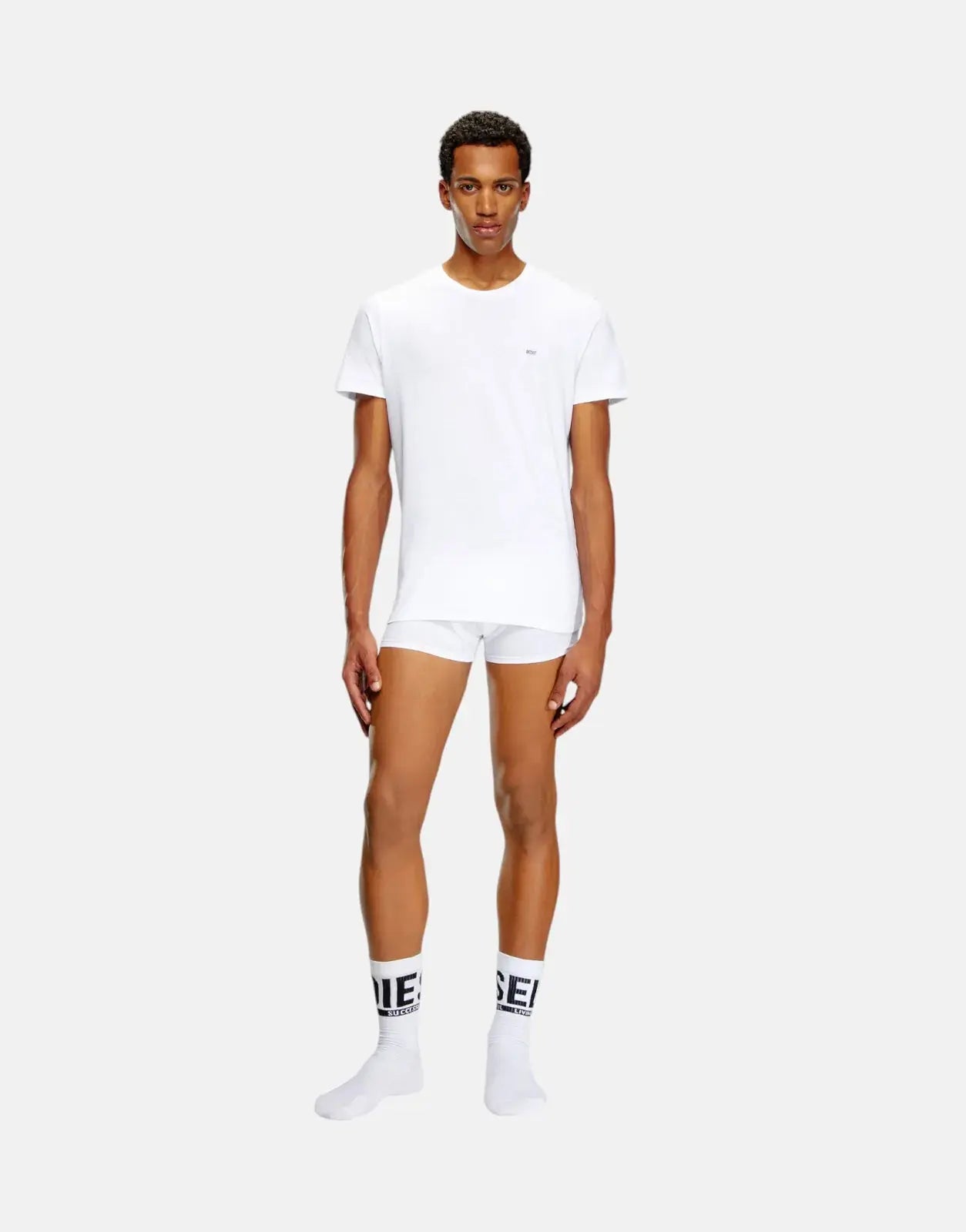 Diesel Umtee-Jake 3 Pack Triple White T-Shirt - Subwear