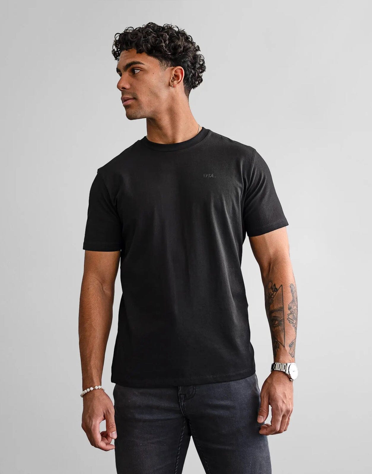 Fade Essential Black T-Shirt - Subwear