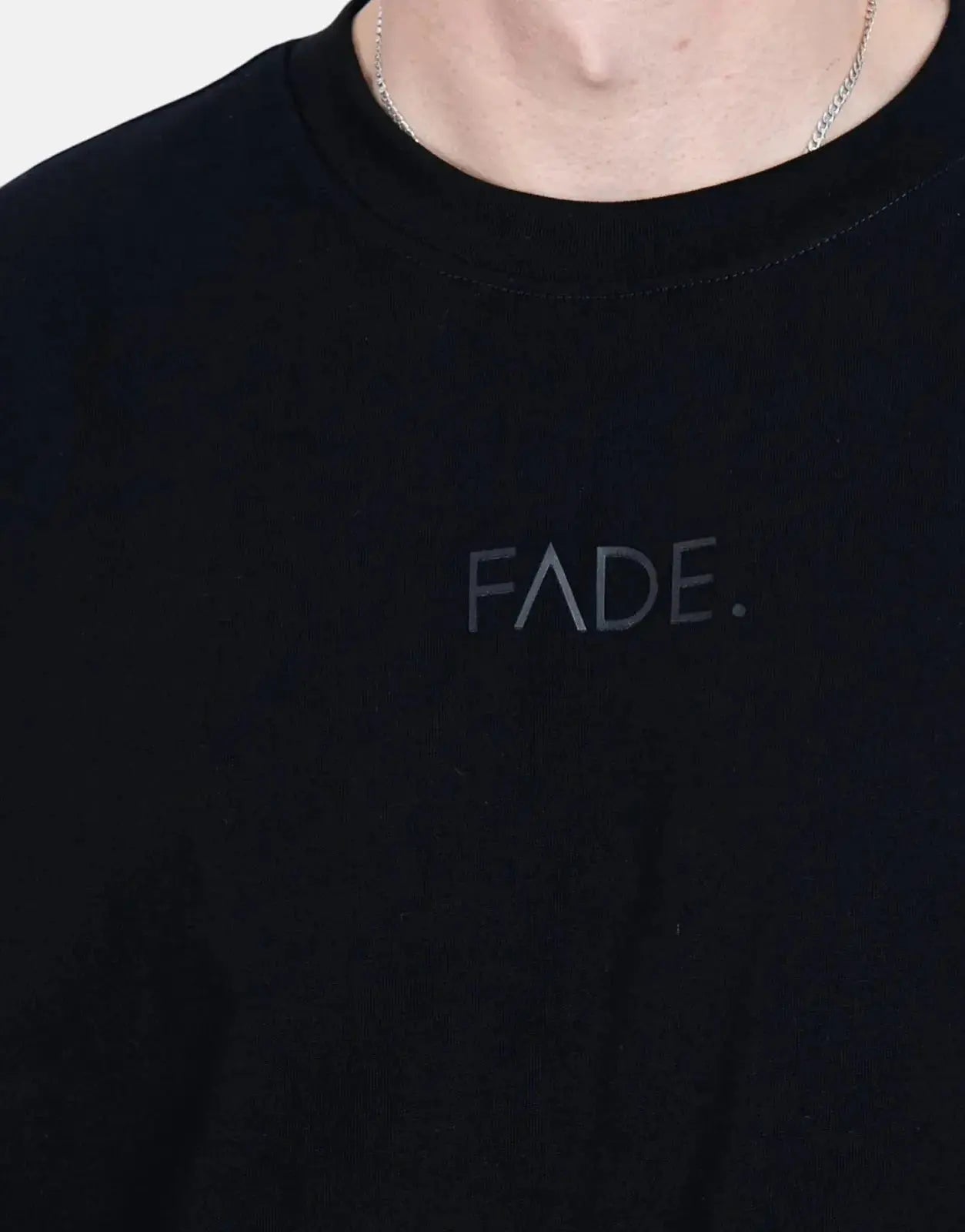 Fade Essential Boxy Black T-Shirt - Subwear
