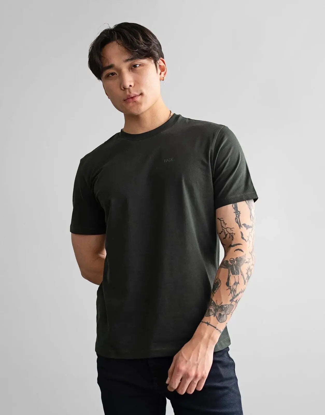 Fade Essential Green T-Shirt - Subwear