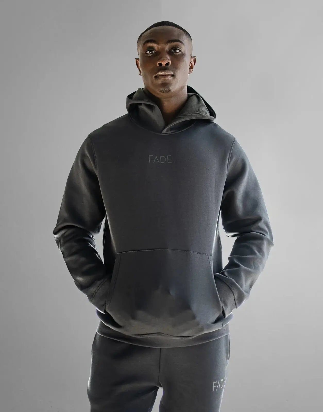 Fade Essential Hooded Green Sweatshirt - Subwear