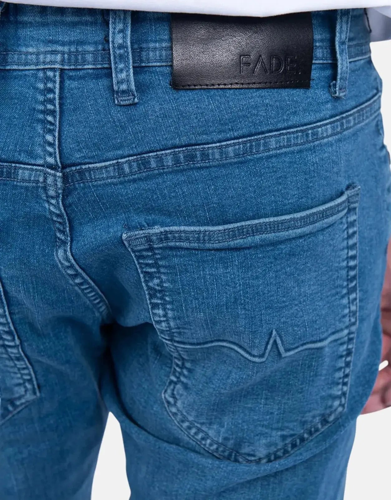 Fade Essential Mid Wash Slim Tapered Jeans - Subwear