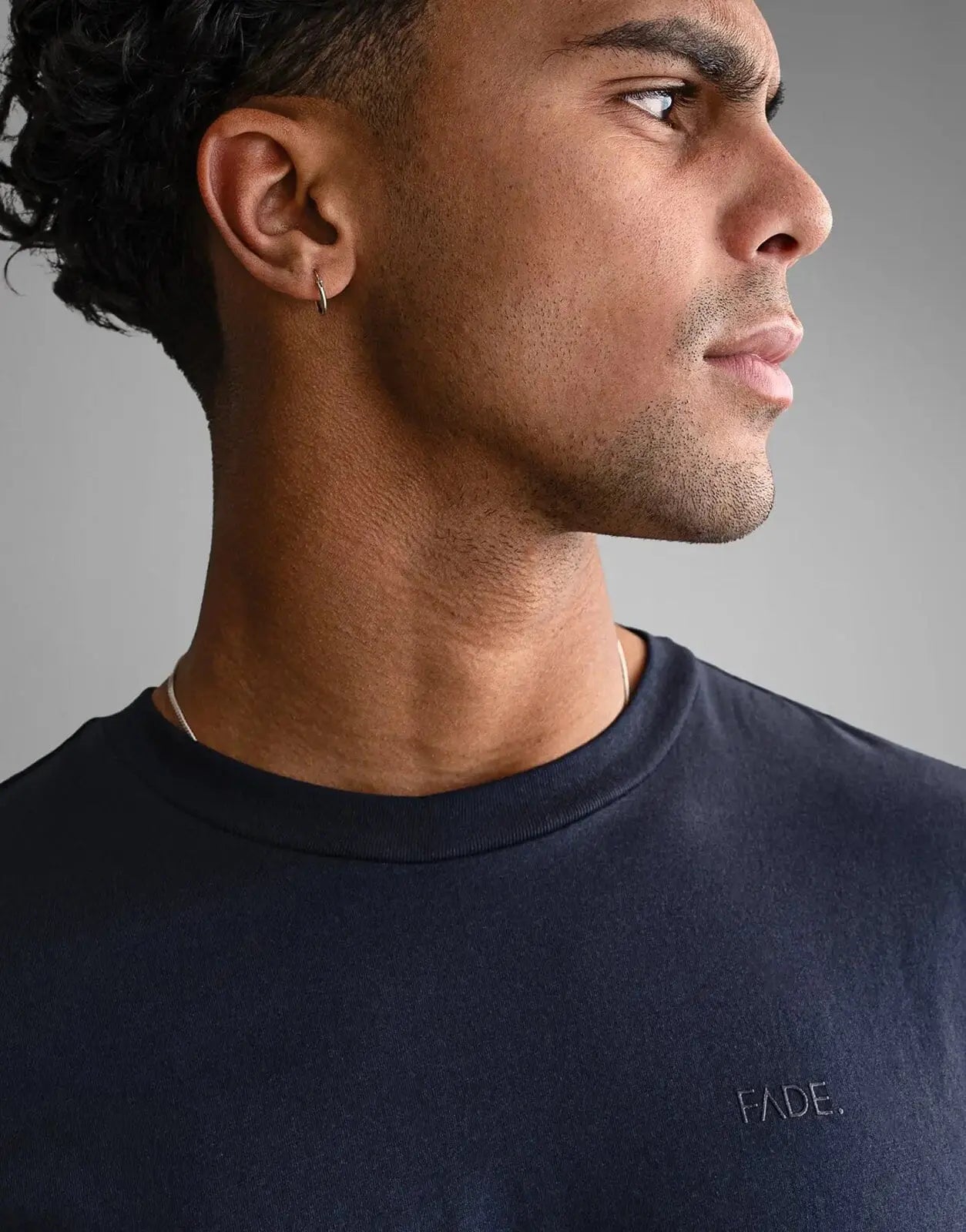 Fade Essential Navy T-Shirt - Subwear