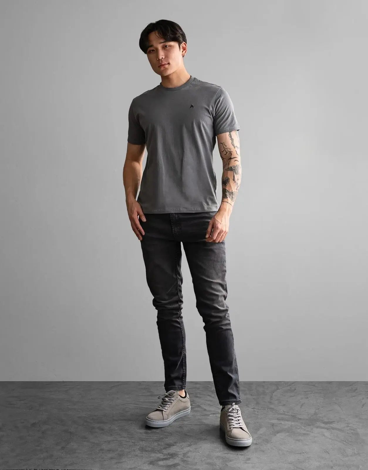 Fade Icon Grey T-Shirt - Subwear