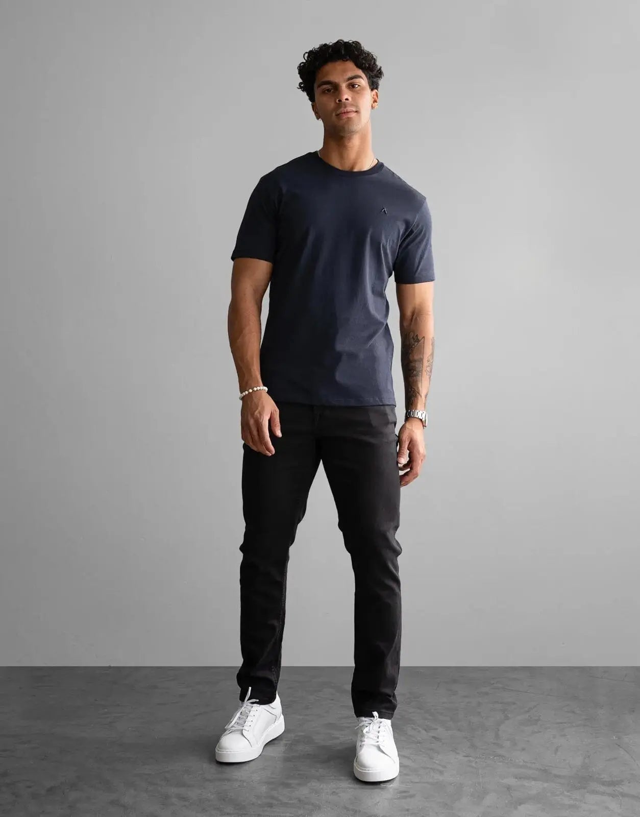 Fade Icon Navy T-Shirt - Subwear
