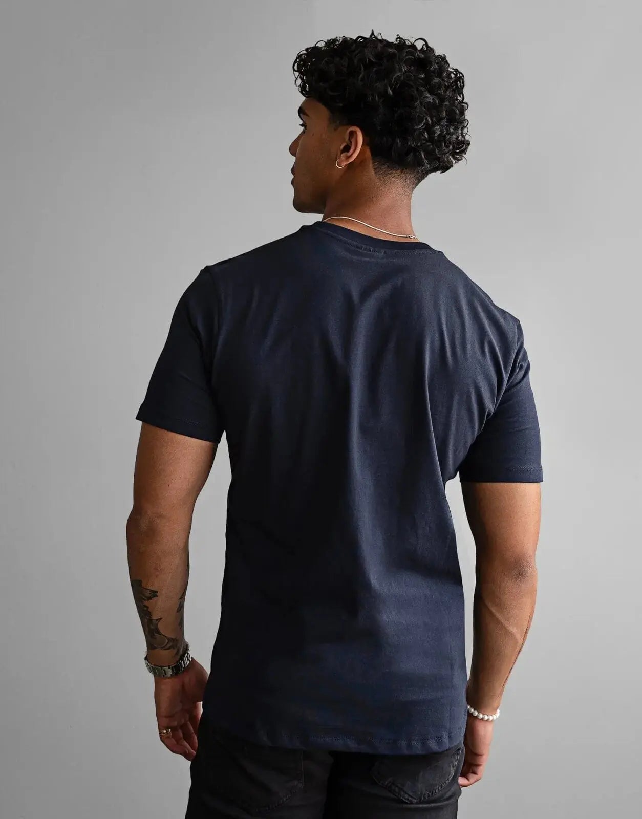 Fade Icon Navy T-Shirt - Subwear