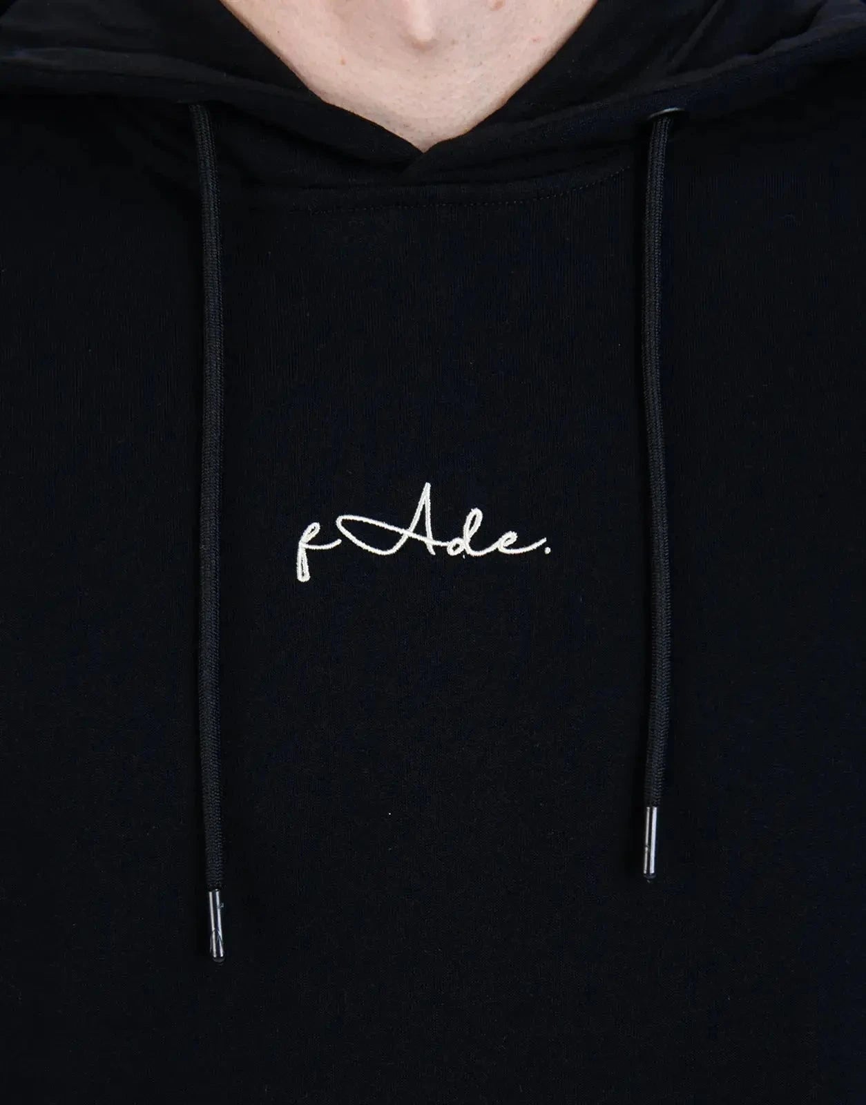 Fade Signature Hooded Sweatshirt Black - Subwear