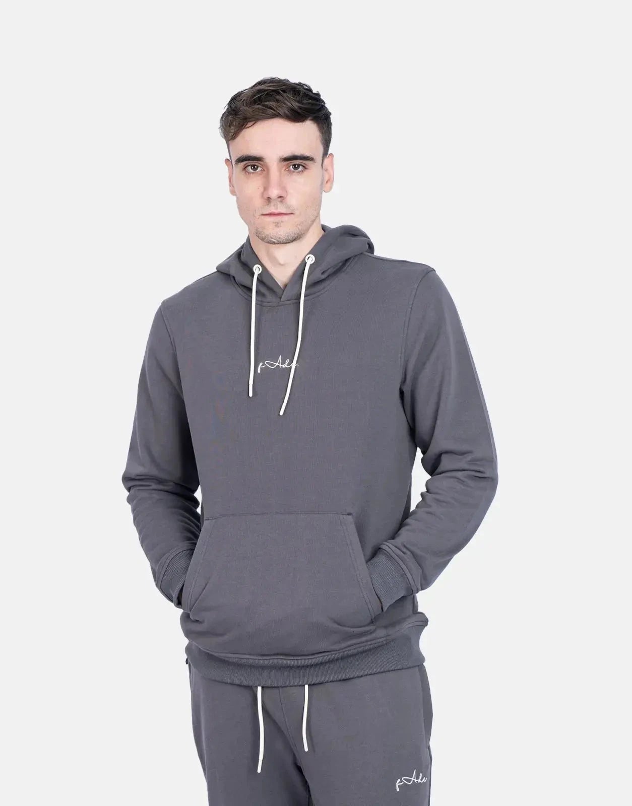 Fade Signature Hooded Sweatshirt Grey - Subwear