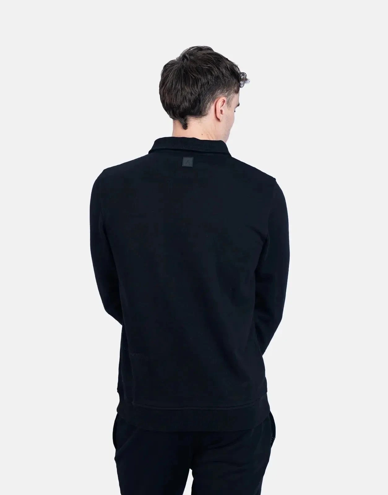 Fade Signature Quarterzip Sweatshirt Black - Subwear