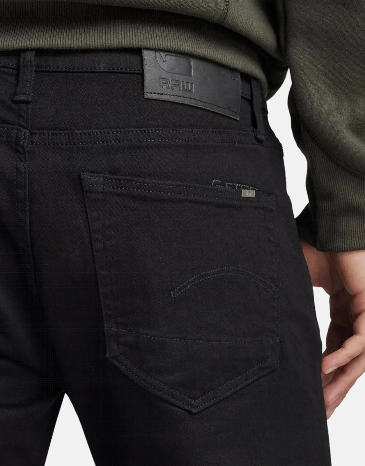 G-Star RAW 3301 Slim Pitch Black Jeans - Subwear