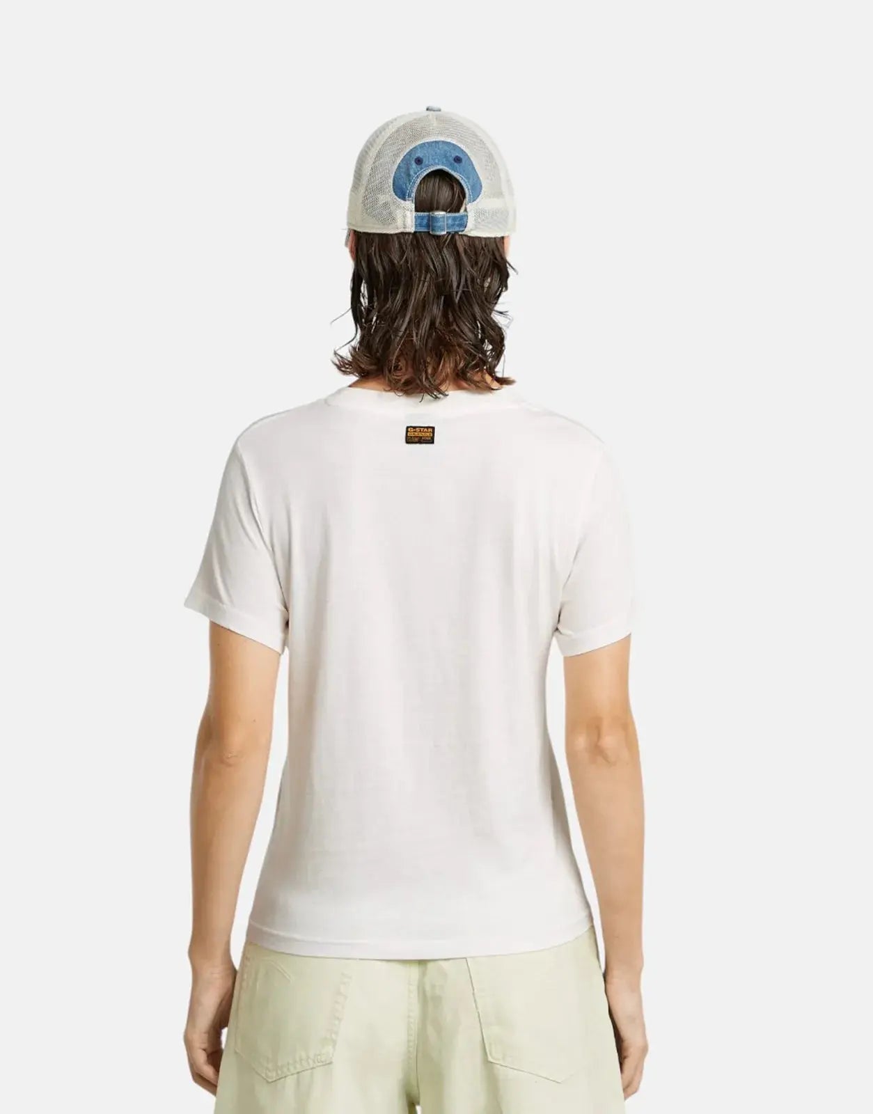 G-Star RAW Adjustable Slim T-Shirt White - Subwear