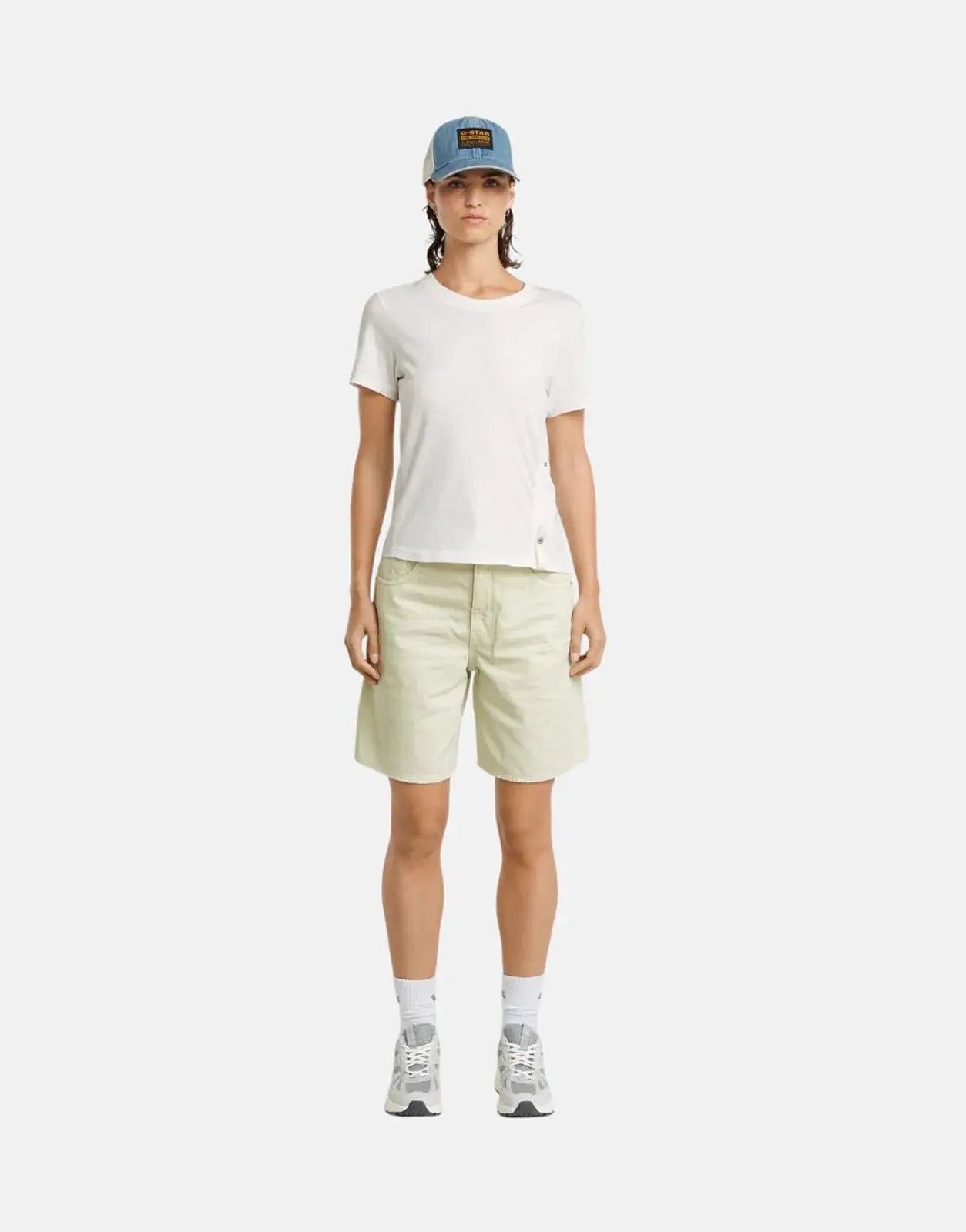 G-Star RAW Adjustable Slim T-Shirt White - Subwear