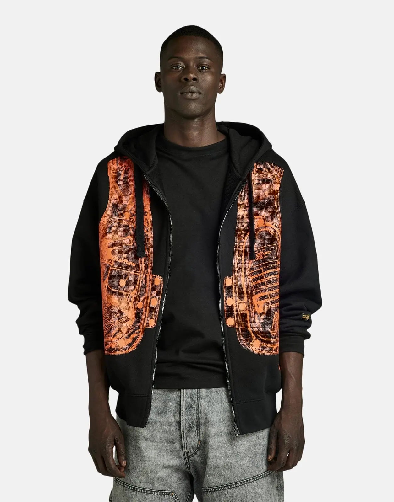 G-Star RAW Archive Vest Zip Through Sweatshirt - Subwear