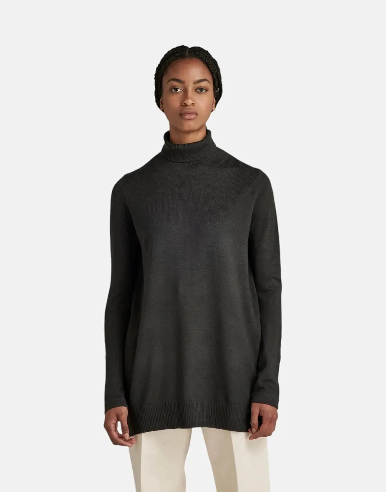 G-Star RAW Asfalt Leyla Turle Neck Knit Top - Subwear