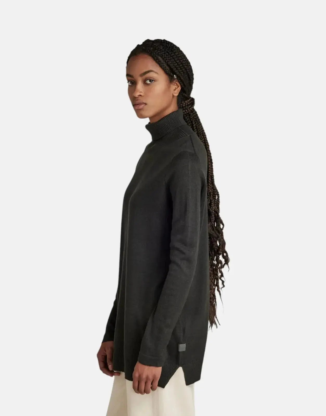 G-Star RAW Asfalt Leyla Turle Neck Knit Top - Subwear