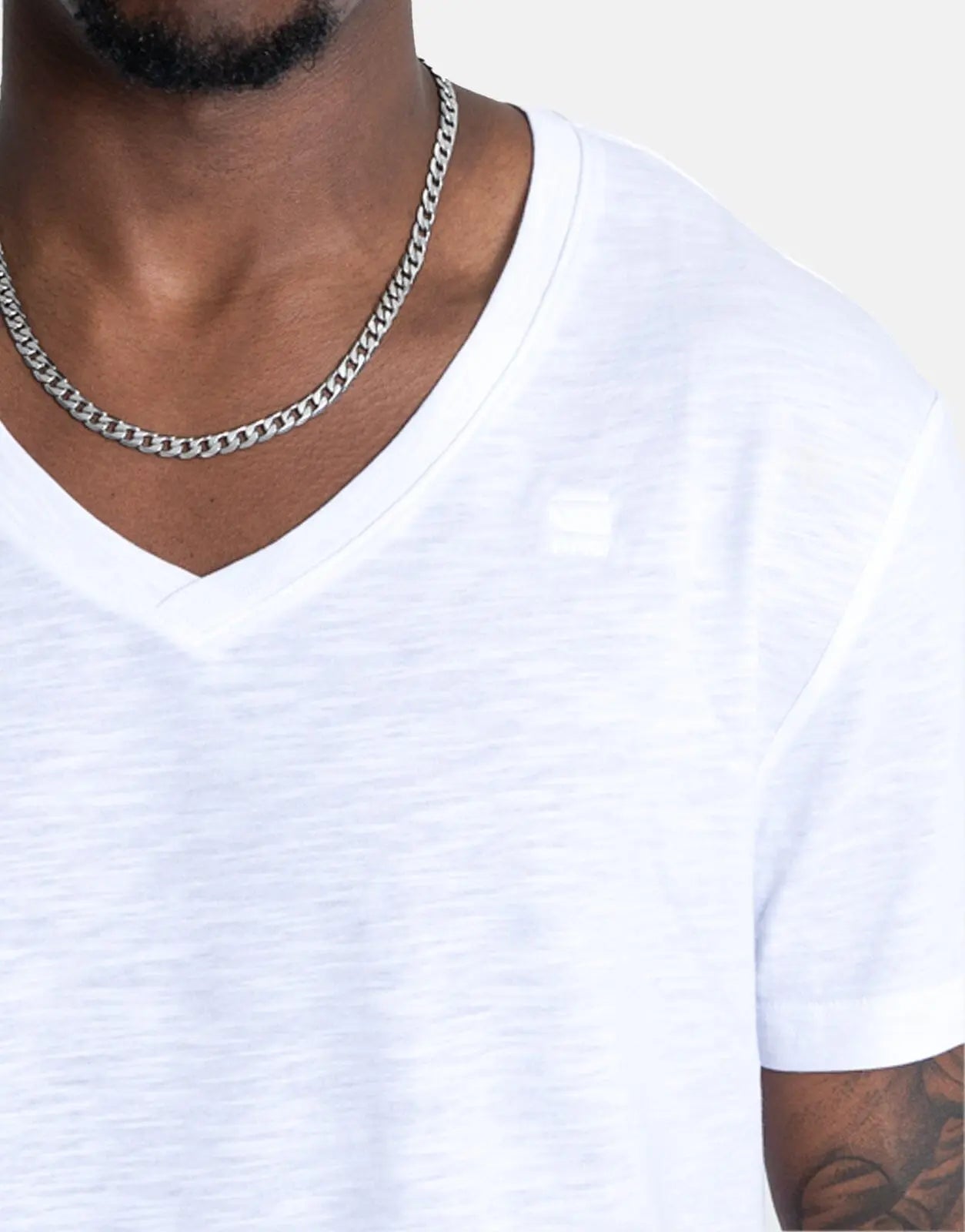 G-Star RAW Base V-Neck White 2 Pack T-Shirt - Subwear