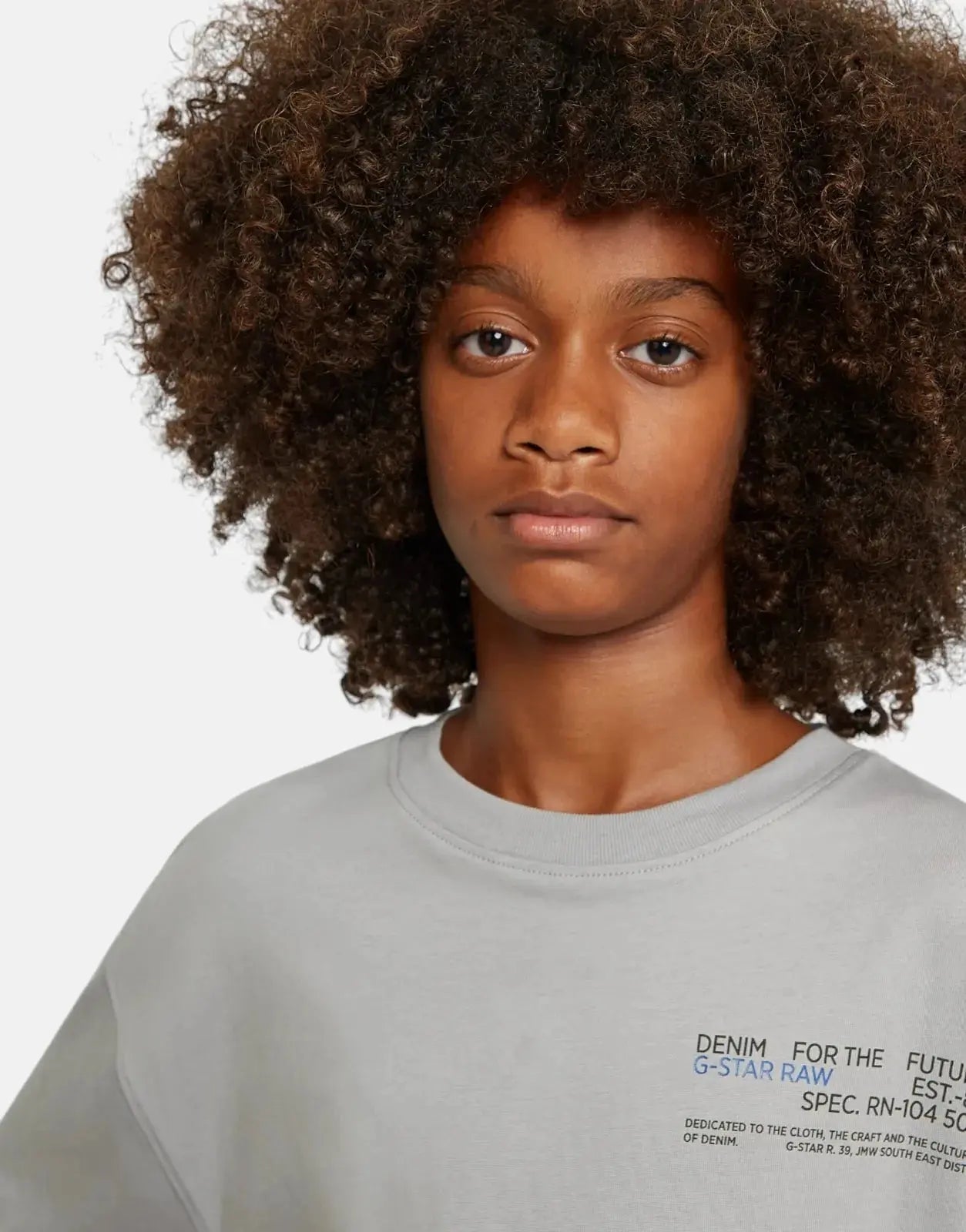 G-Star RAW Boys Boxy Grey T-Shirt - Subwear