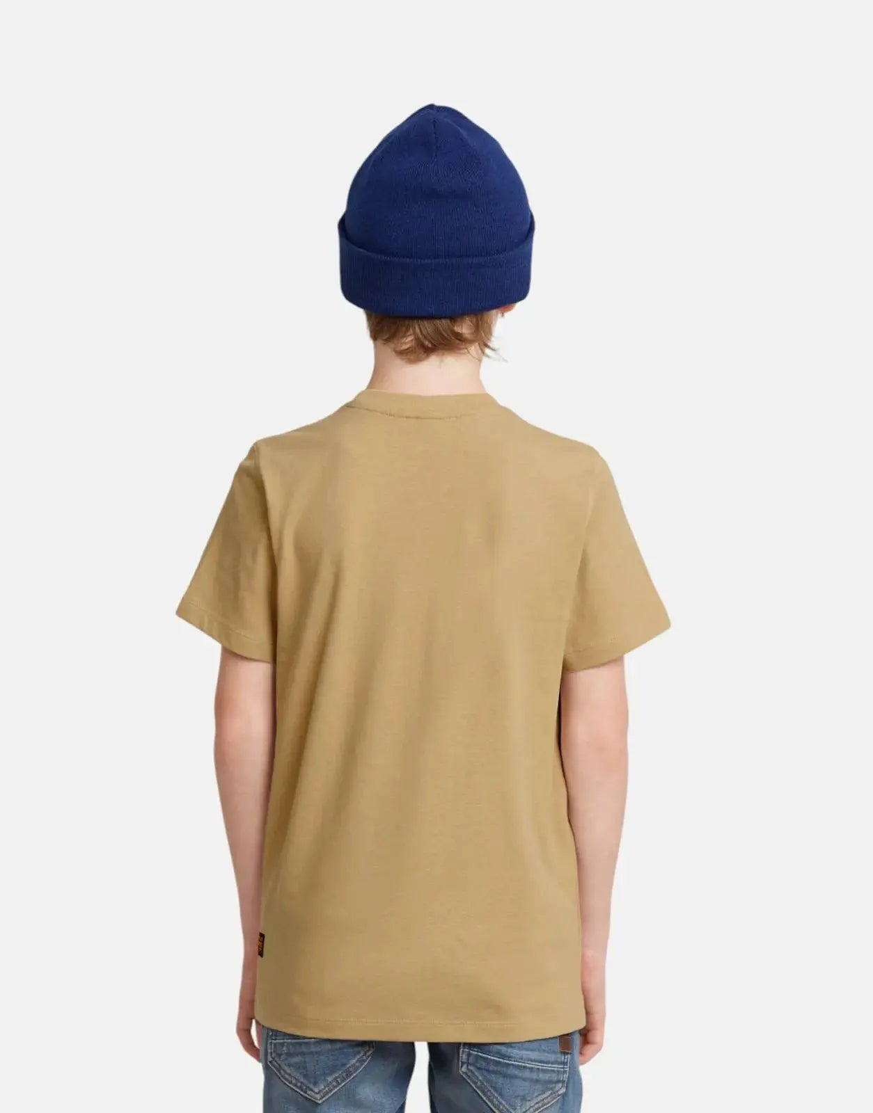 G-Star RAW Boys Regular Cream T-Shirt - Subwear