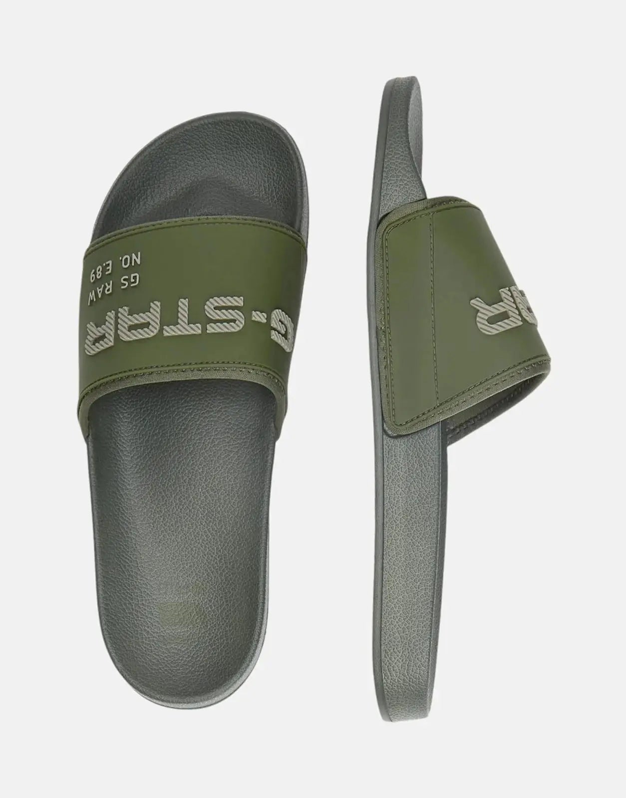 G-Star RAW Cart V Olive/Grey Slides - Subwear