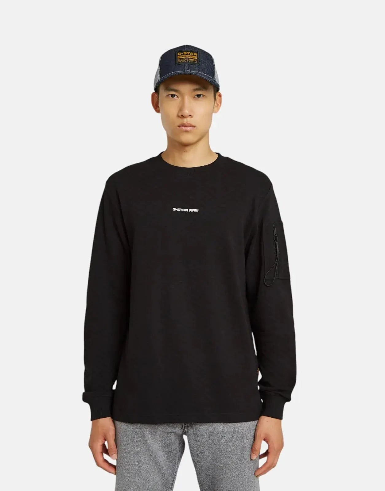G-Star RAW Checquard Pocket Tweeter Black T-Shirt - Subwear