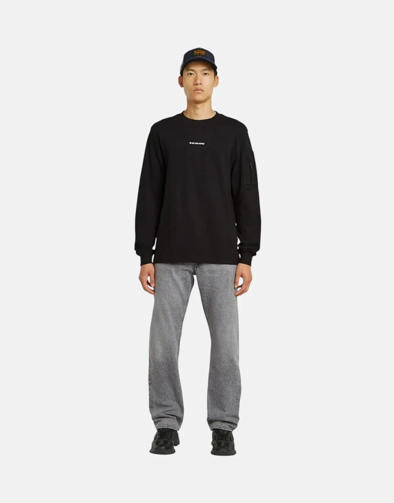 G-Star RAW Checquard Pocket Tweeter Black T-Shirt - Subwear
