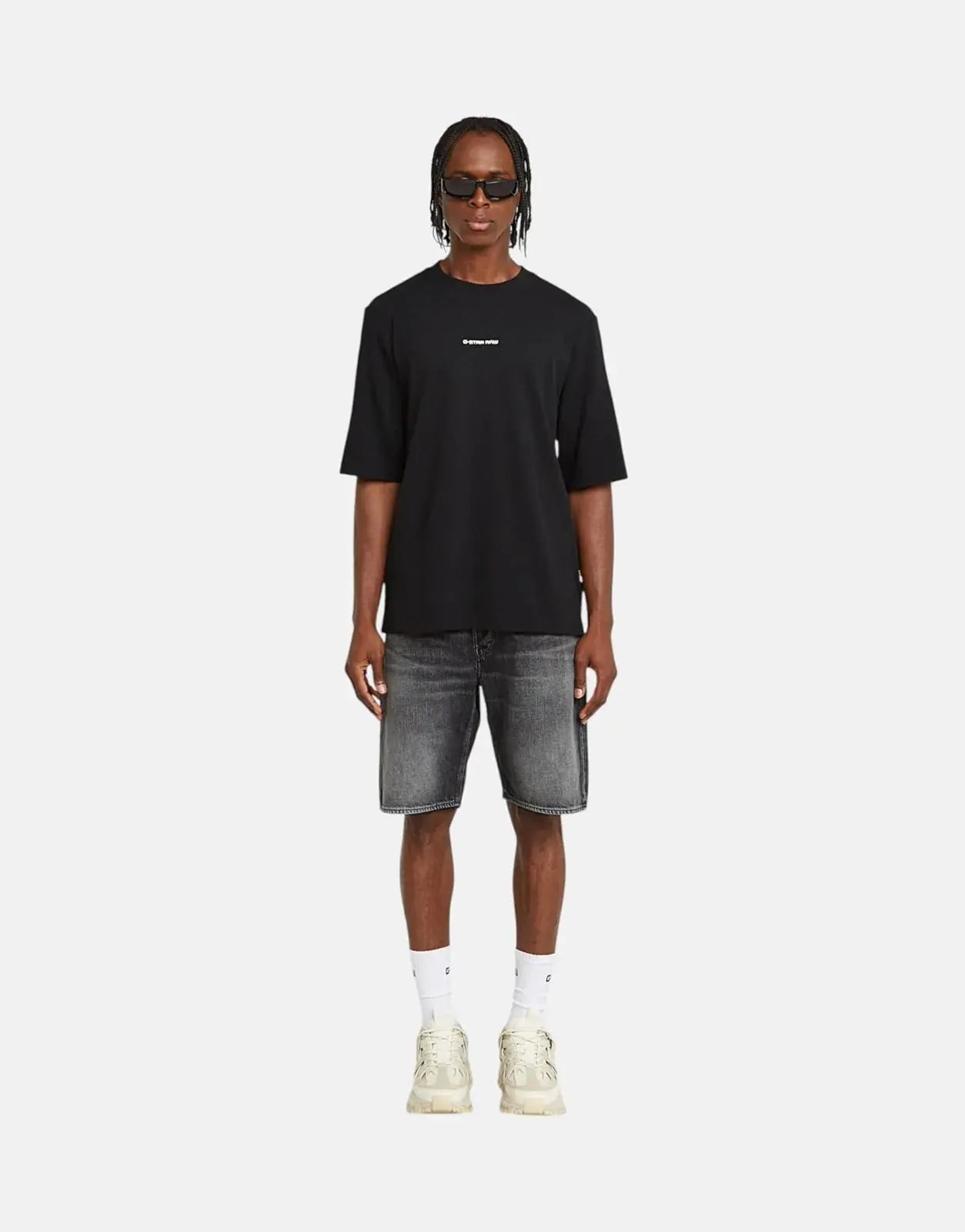 G-Star RAW Checquard Tweeter Black T-Shirt - Subwear
